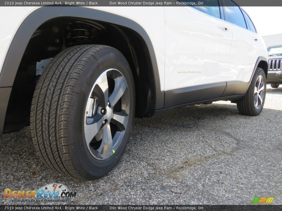 2019 Jeep Cherokee Limited 4x4 Bright White / Black Photo #8