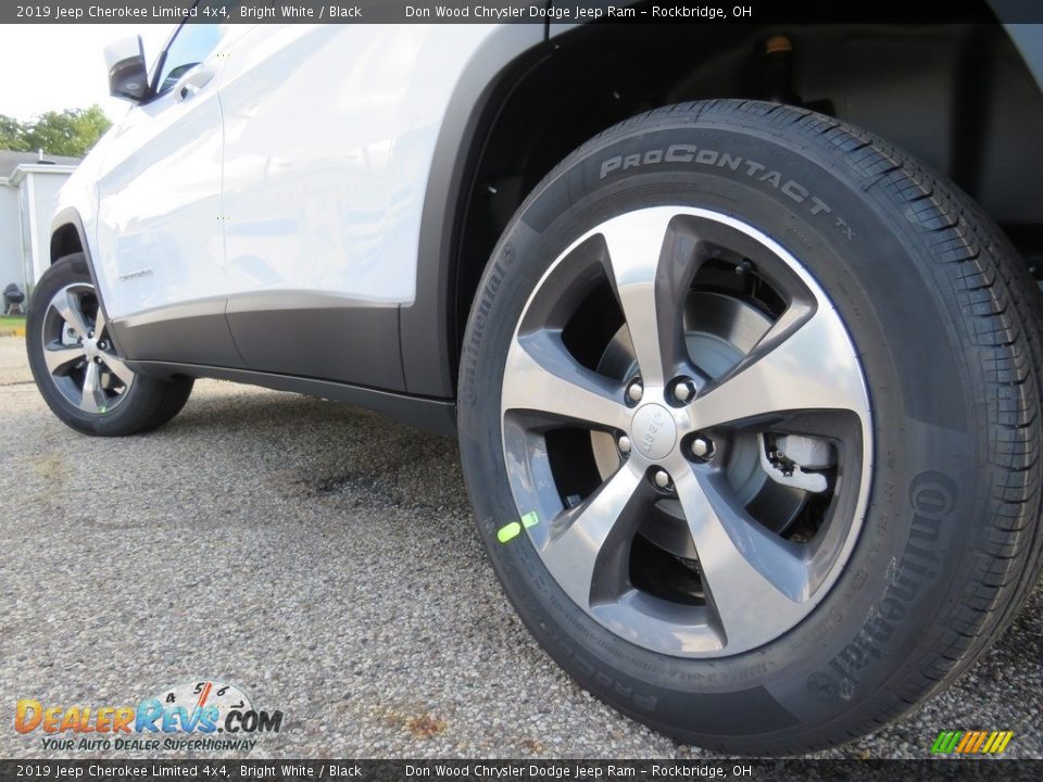 2019 Jeep Cherokee Limited 4x4 Bright White / Black Photo #9