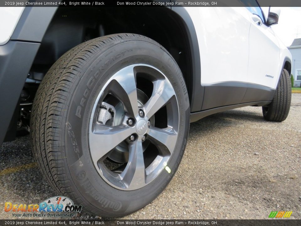 2019 Jeep Cherokee Limited 4x4 Bright White / Black Photo #15