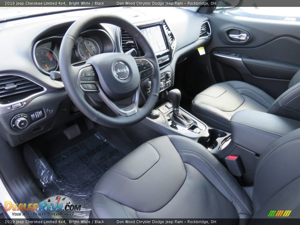 2019 Jeep Cherokee Limited 4x4 Bright White / Black Photo #18