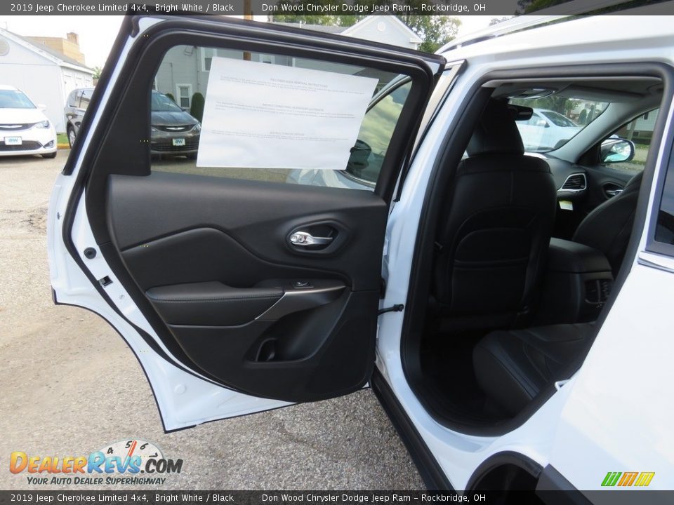 2019 Jeep Cherokee Limited 4x4 Bright White / Black Photo #20