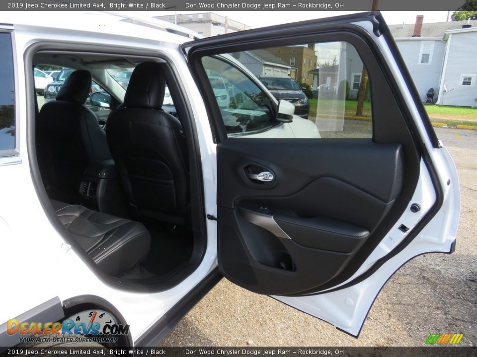 2019 Jeep Cherokee Limited 4x4 Bright White / Black Photo #22