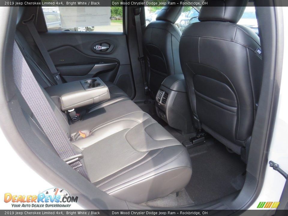 2019 Jeep Cherokee Limited 4x4 Bright White / Black Photo #23