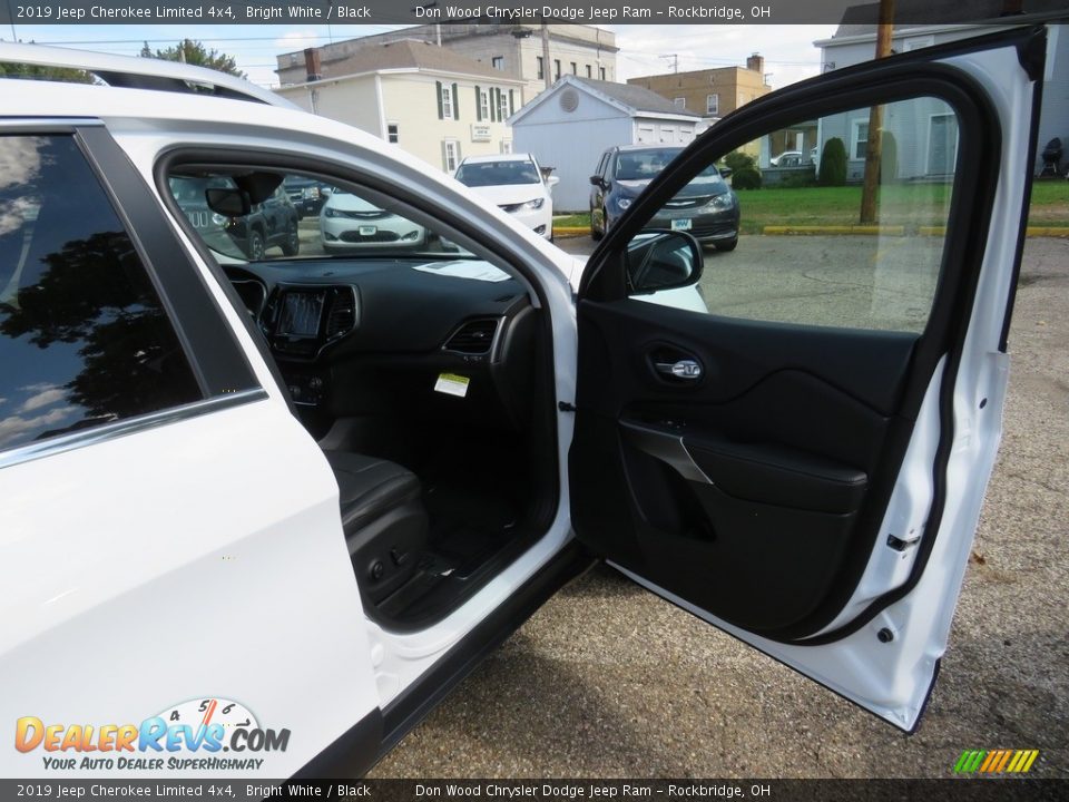 2019 Jeep Cherokee Limited 4x4 Bright White / Black Photo #24