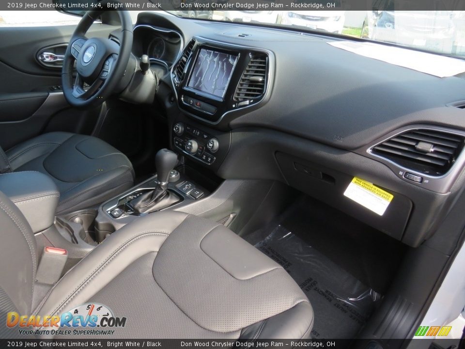 2019 Jeep Cherokee Limited 4x4 Bright White / Black Photo #25