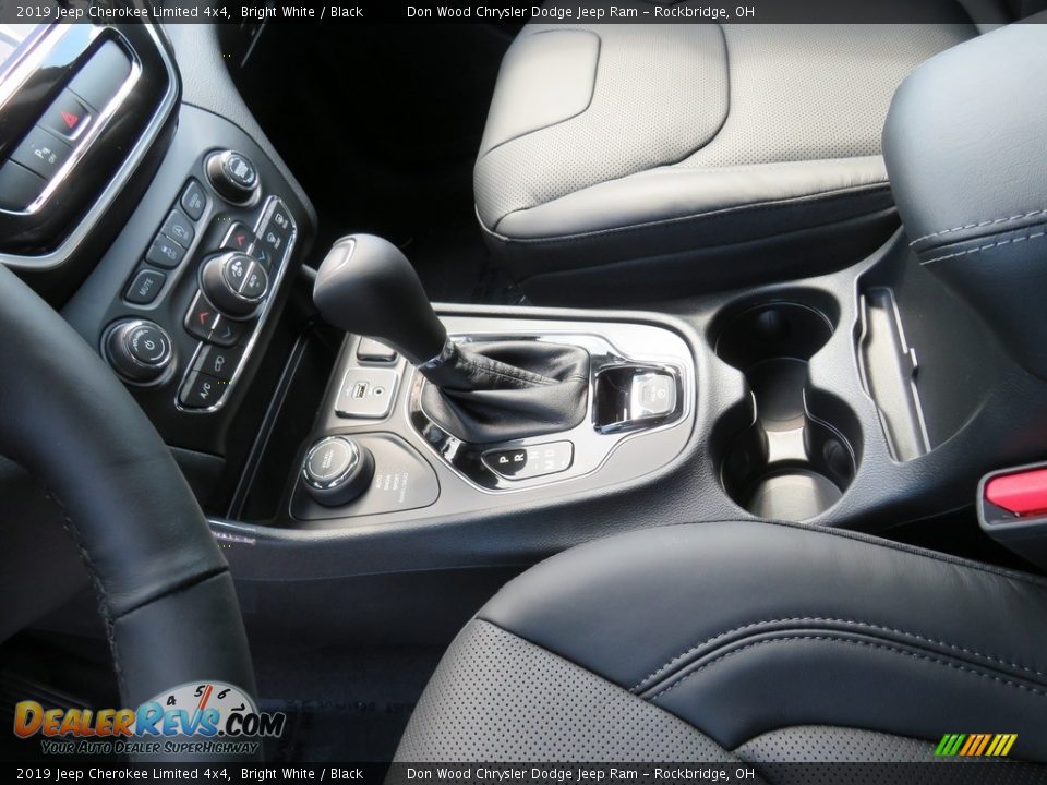 2019 Jeep Cherokee Limited 4x4 Bright White / Black Photo #26