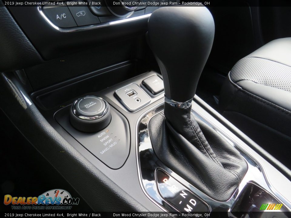 2019 Jeep Cherokee Limited 4x4 Bright White / Black Photo #27