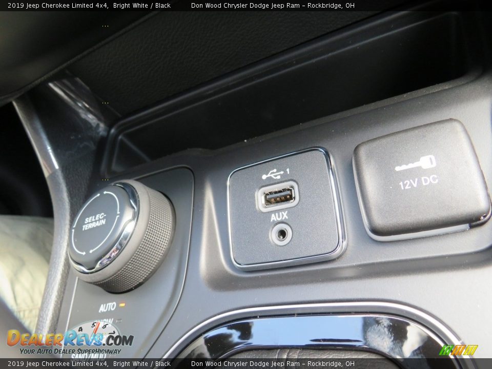2019 Jeep Cherokee Limited 4x4 Bright White / Black Photo #28