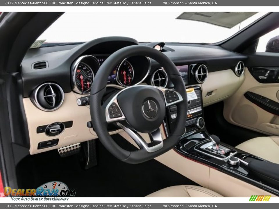 Dashboard of 2019 Mercedes-Benz SLC 300 Roadster Photo #4