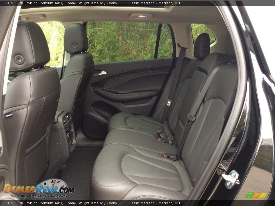 Rear Seat of 2019 Buick Envision Premium AWD Photo #16