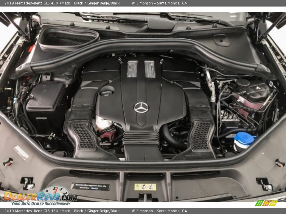 2019 Mercedes-Benz GLS 450 4Matic Black / Ginger Beige/Black Photo #8