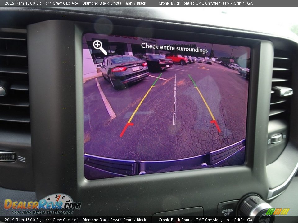 2019 Ram 1500 Big Horn Crew Cab 4x4 Diamond Black Crystal Pearl / Black Photo #5