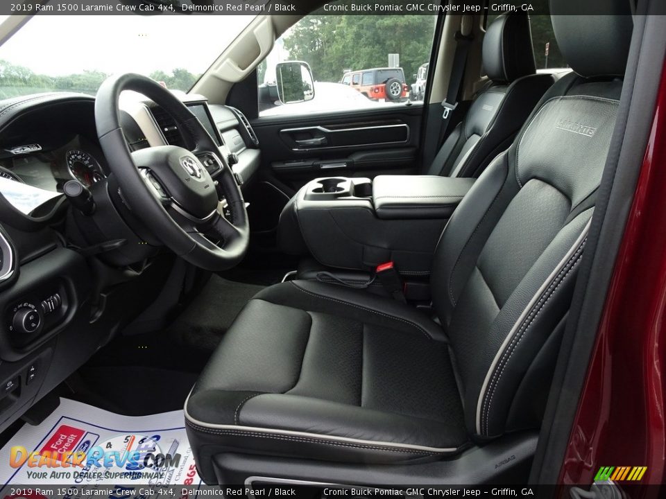 2019 Ram 1500 Laramie Crew Cab 4x4 Delmonico Red Pearl / Black Photo #4