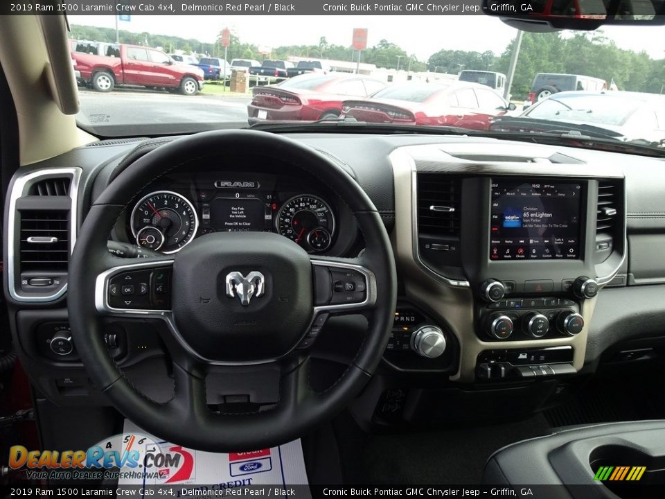 2019 Ram 1500 Laramie Crew Cab 4x4 Delmonico Red Pearl / Black Photo #5