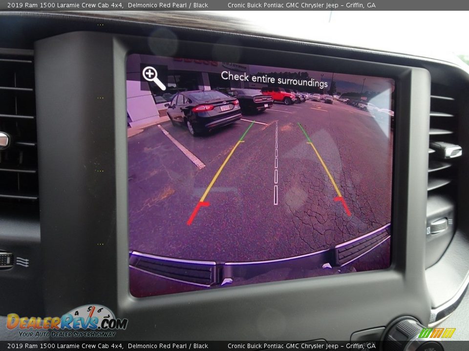 2019 Ram 1500 Laramie Crew Cab 4x4 Delmonico Red Pearl / Black Photo #6