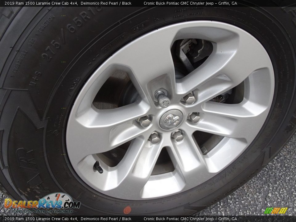 2019 Ram 1500 Laramie Crew Cab 4x4 Delmonico Red Pearl / Black Photo #8