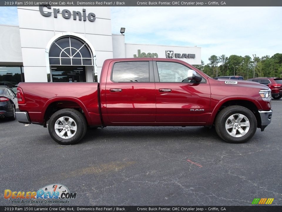 2019 Ram 1500 Laramie Crew Cab 4x4 Delmonico Red Pearl / Black Photo #11