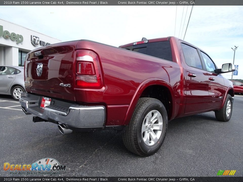 2019 Ram 1500 Laramie Crew Cab 4x4 Delmonico Red Pearl / Black Photo #12