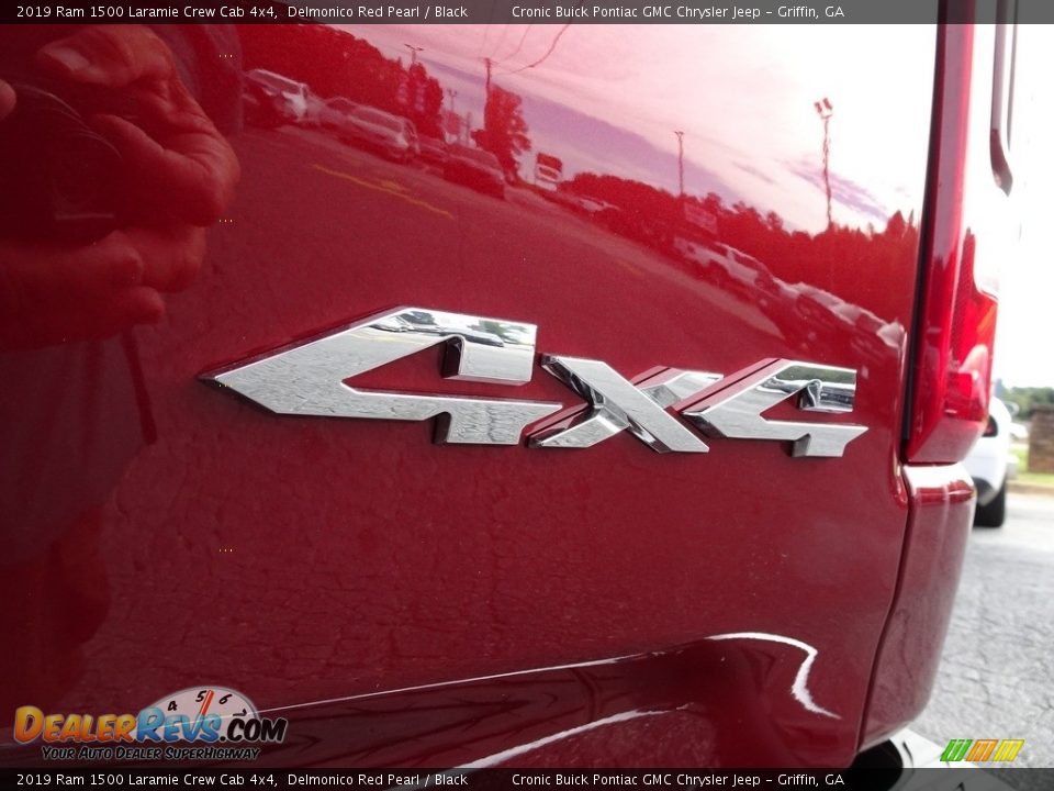 2019 Ram 1500 Laramie Crew Cab 4x4 Delmonico Red Pearl / Black Photo #13