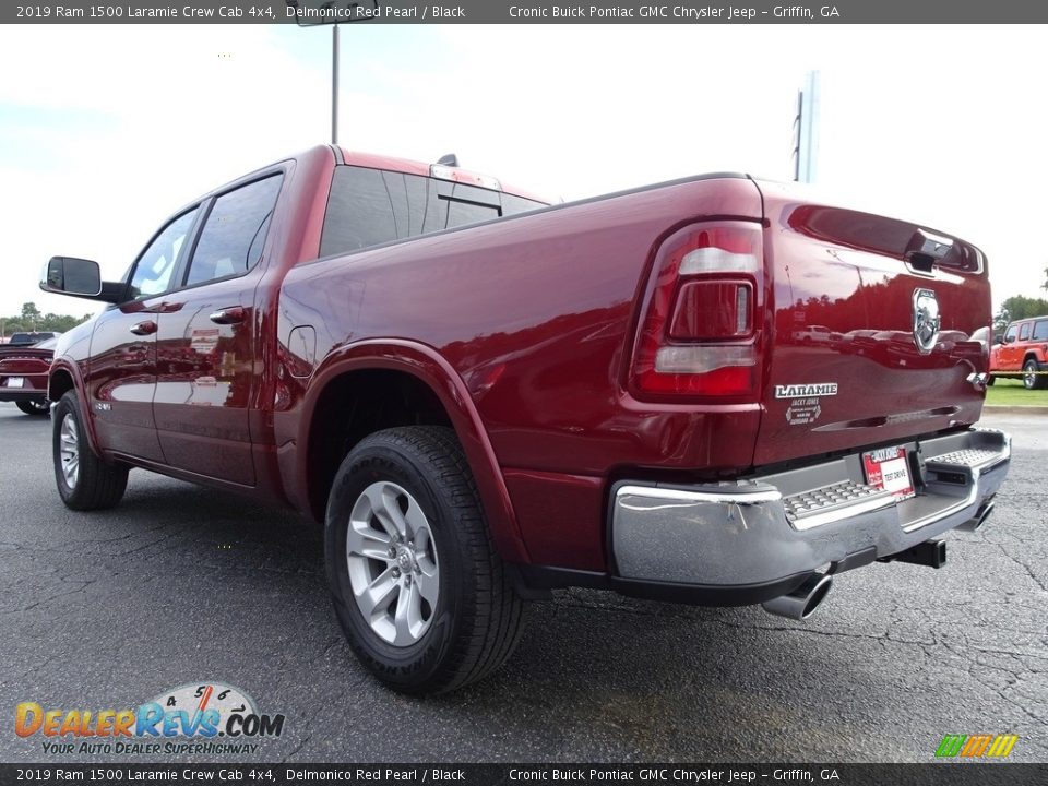 2019 Ram 1500 Laramie Crew Cab 4x4 Delmonico Red Pearl / Black Photo #14