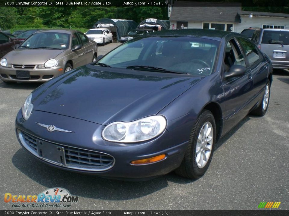 2000 Chrysler Concorde LX Steel Blue Metallic / Agate Black Photo #3