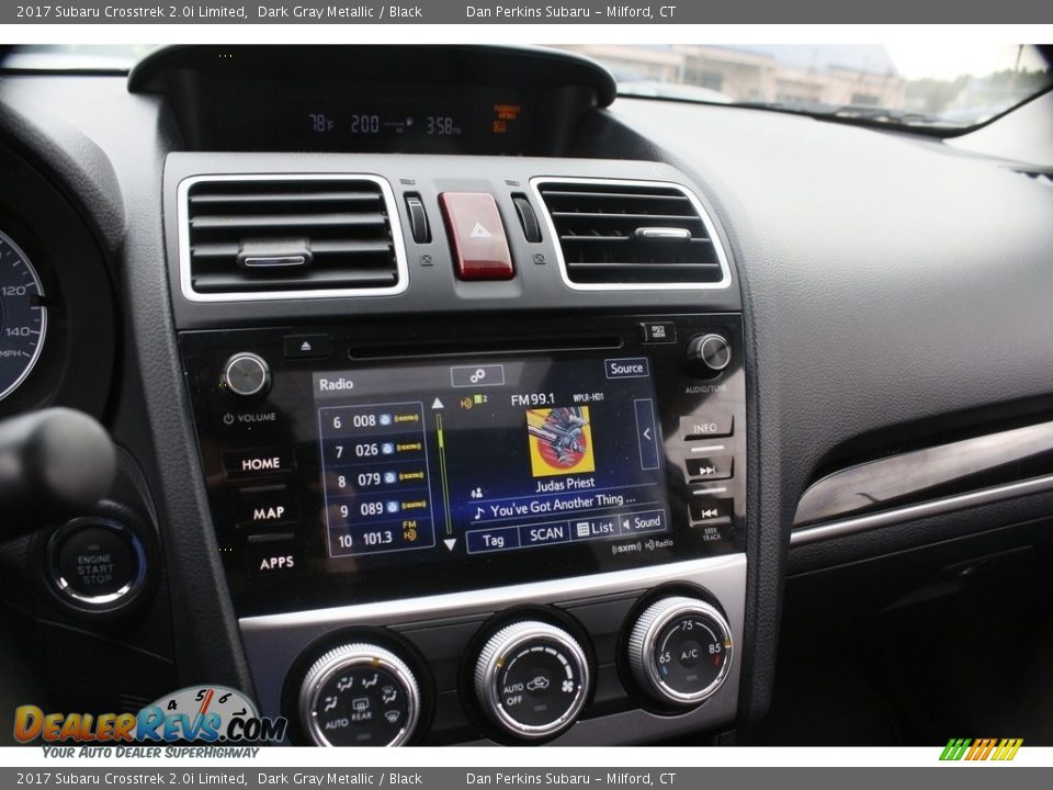 2017 Subaru Crosstrek 2.0i Limited Dark Gray Metallic / Black Photo #13