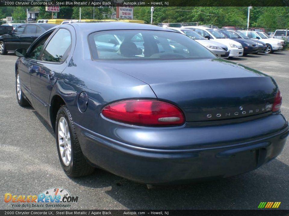 2000 Chrysler Concorde LX Steel Blue Metallic / Agate Black Photo #5