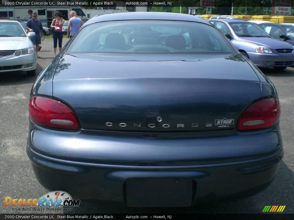 2000 Chrysler Concorde LX Steel Blue Metallic / Agate Black Photo #6