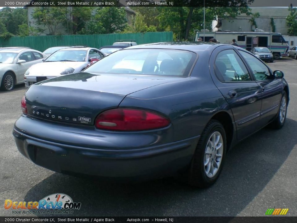 2000 Chrysler Concorde LX Steel Blue Metallic / Agate Black Photo #7