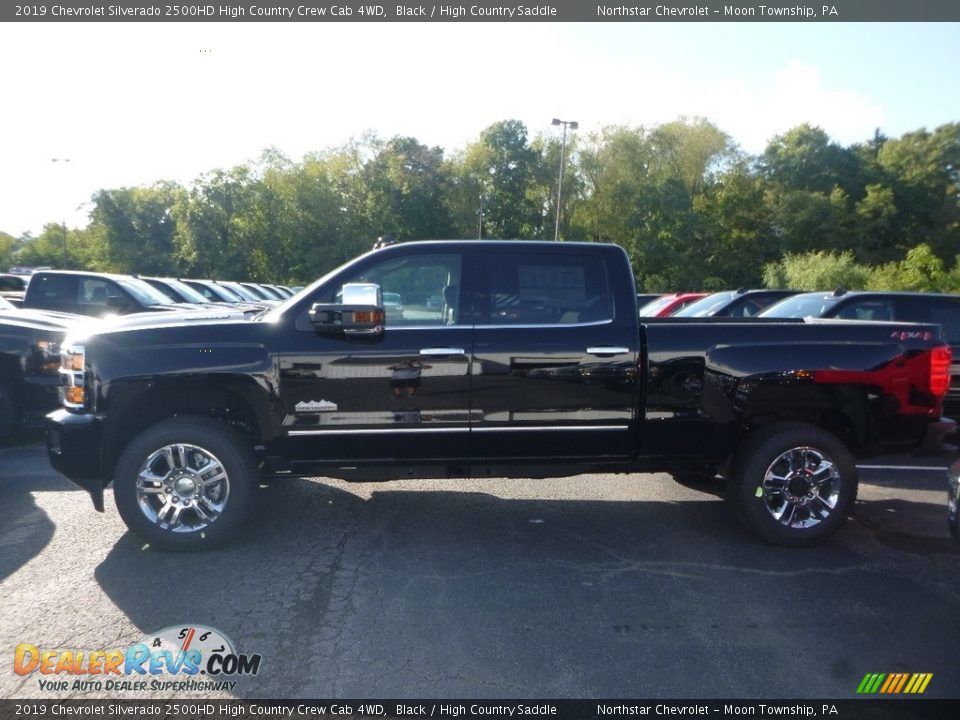 2019 Chevrolet Silverado 2500HD High Country Crew Cab 4WD Black / High Country Saddle Photo #2