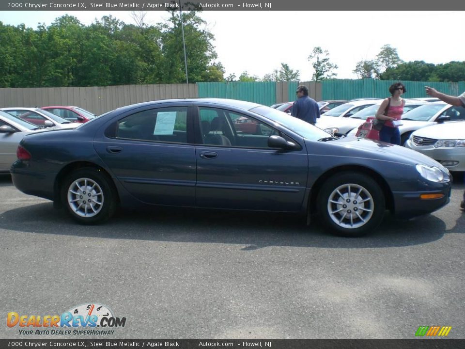 2000 Chrysler Concorde LX Steel Blue Metallic / Agate Black Photo #8