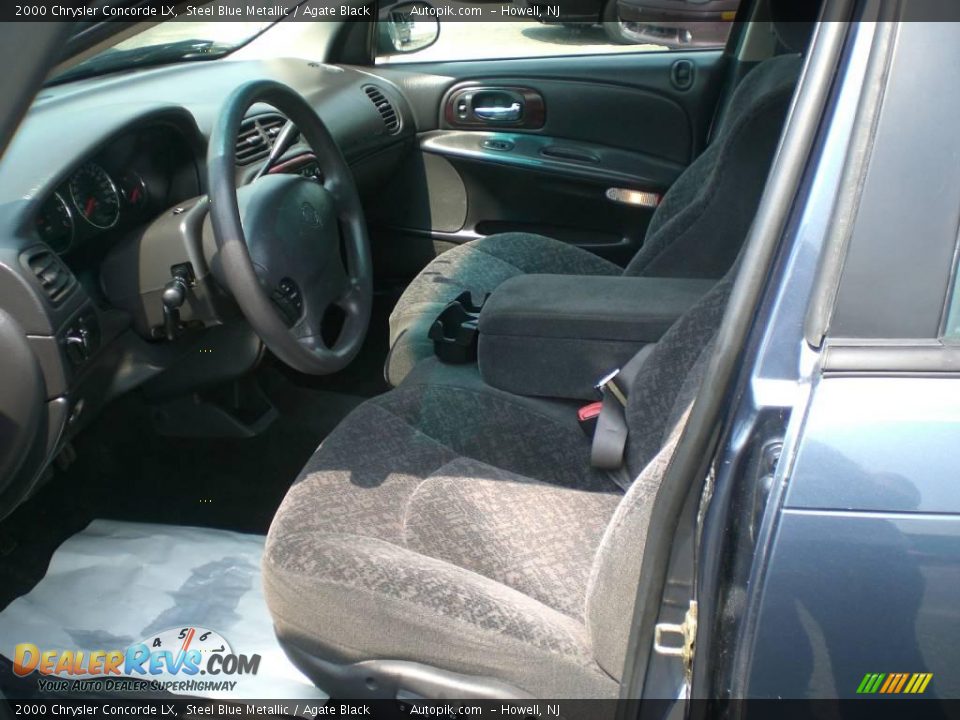 2000 Chrysler Concorde LX Steel Blue Metallic / Agate Black Photo #9