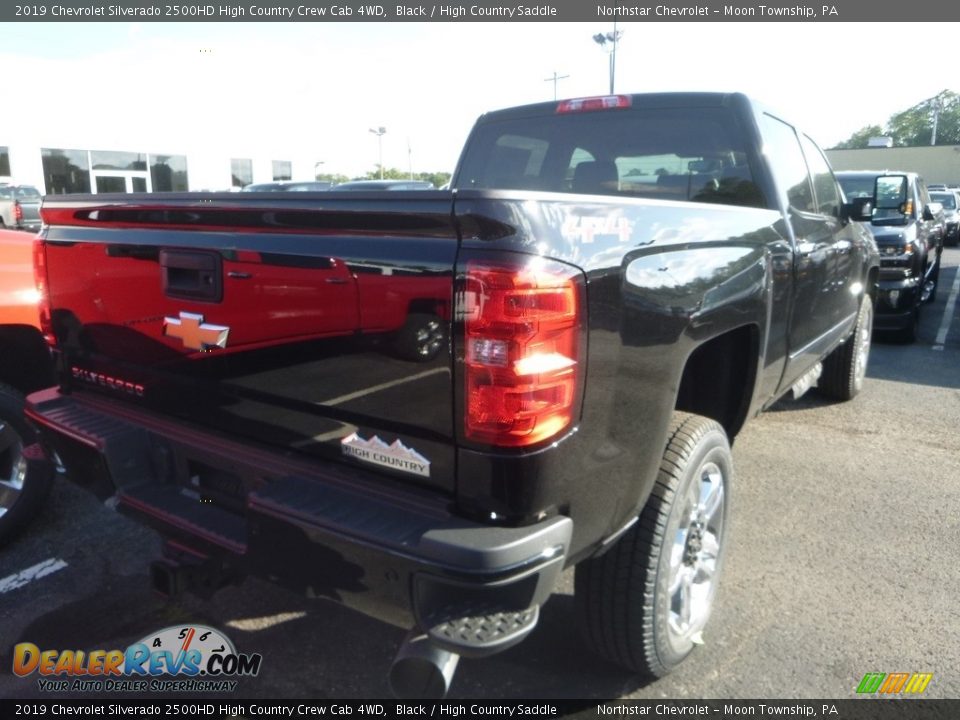 2019 Chevrolet Silverado 2500HD High Country Crew Cab 4WD Black / High Country Saddle Photo #5