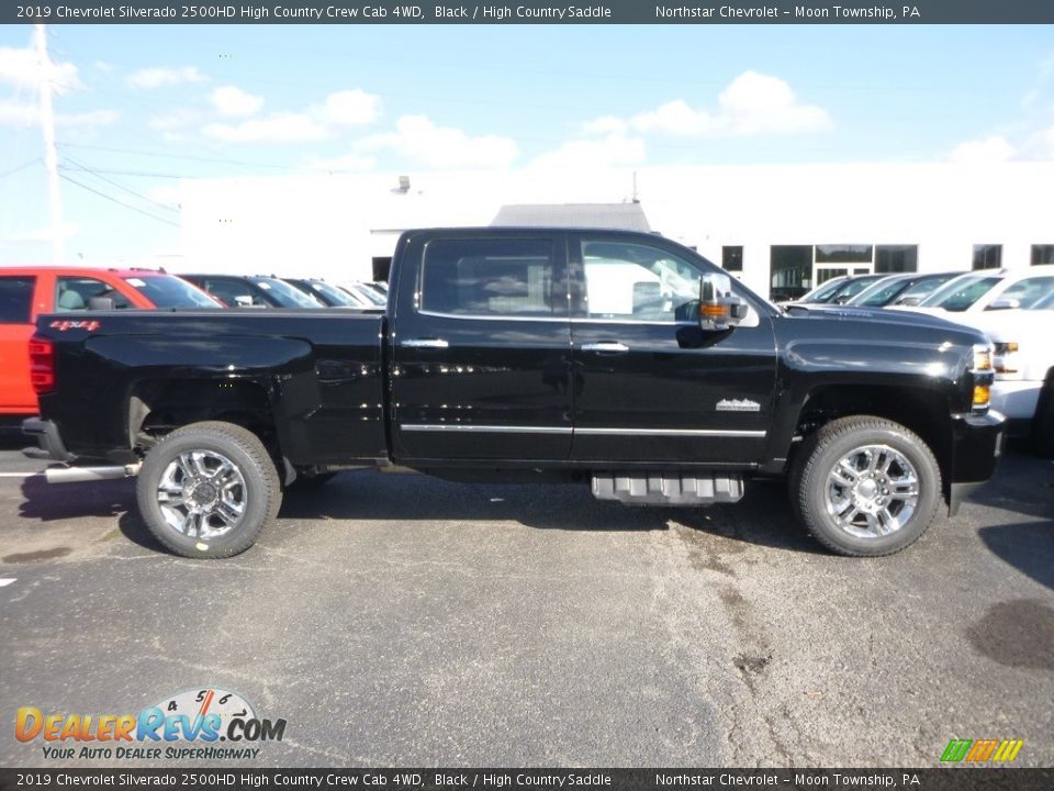 2019 Chevrolet Silverado 2500HD High Country Crew Cab 4WD Black / High Country Saddle Photo #6