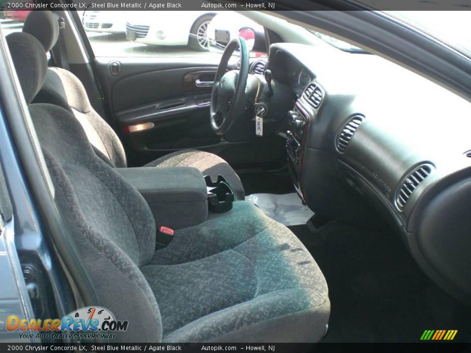2000 Chrysler Concorde LX Steel Blue Metallic / Agate Black Photo #10