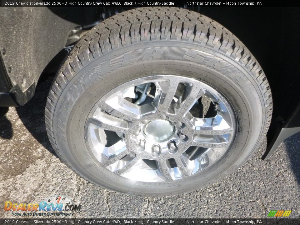 2019 Chevrolet Silverado 2500HD High Country Crew Cab 4WD Black / High Country Saddle Photo #8