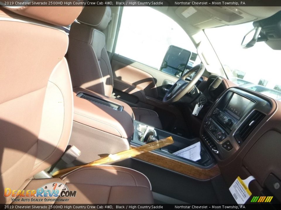 2019 Chevrolet Silverado 2500HD High Country Crew Cab 4WD Black / High Country Saddle Photo #9