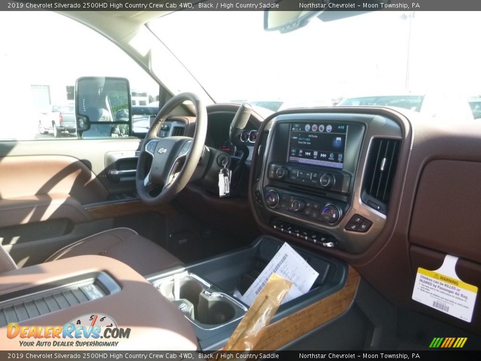 2019 Chevrolet Silverado 2500HD High Country Crew Cab 4WD Black / High Country Saddle Photo #10