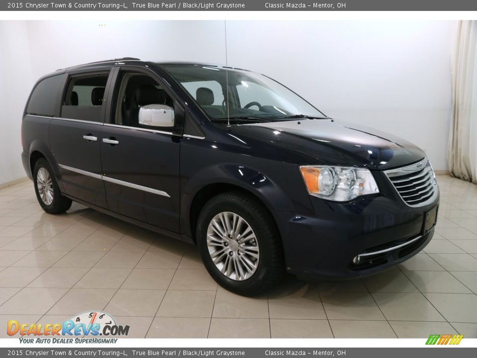 2015 Chrysler Town & Country Touring-L True Blue Pearl / Black/Light Graystone Photo #1
