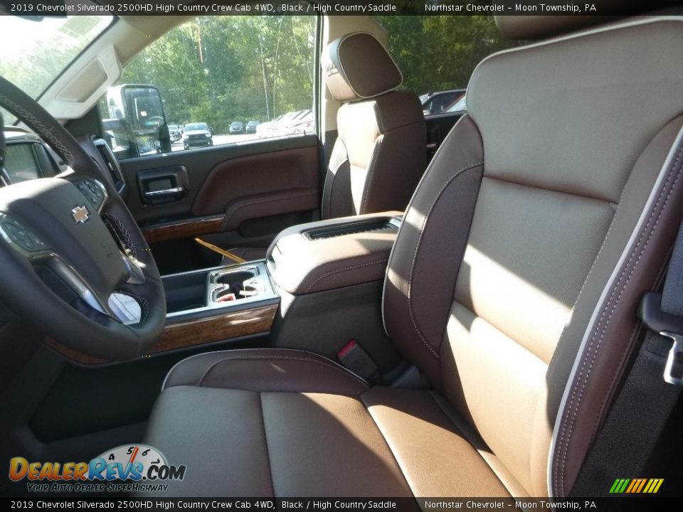2019 Chevrolet Silverado 2500HD High Country Crew Cab 4WD Black / High Country Saddle Photo #13