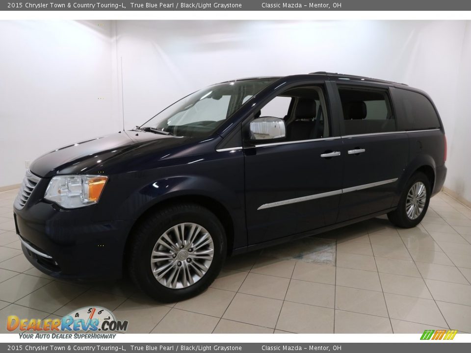 2015 Chrysler Town & Country Touring-L True Blue Pearl / Black/Light Graystone Photo #3