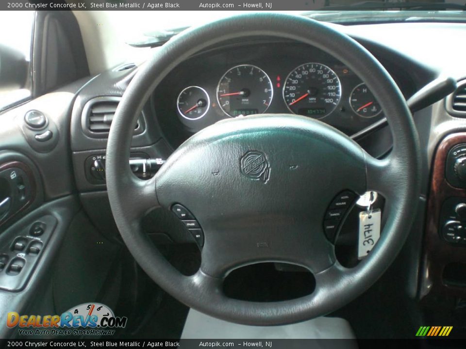 2000 Chrysler Concorde LX Steel Blue Metallic / Agate Black Photo #14