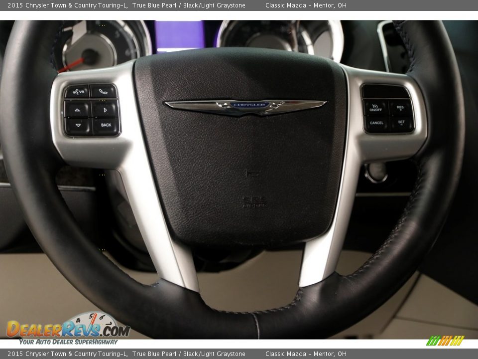 2015 Chrysler Town & Country Touring-L True Blue Pearl / Black/Light Graystone Photo #6