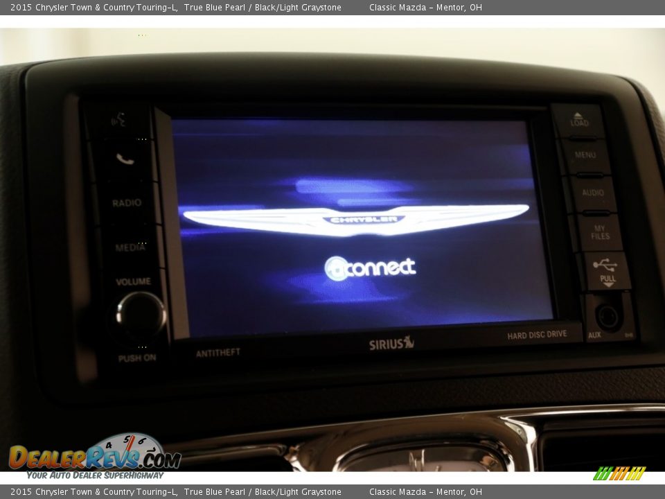 2015 Chrysler Town & Country Touring-L True Blue Pearl / Black/Light Graystone Photo #9