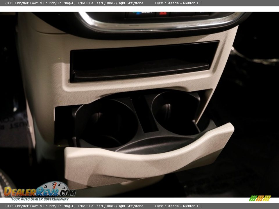 2015 Chrysler Town & Country Touring-L True Blue Pearl / Black/Light Graystone Photo #19