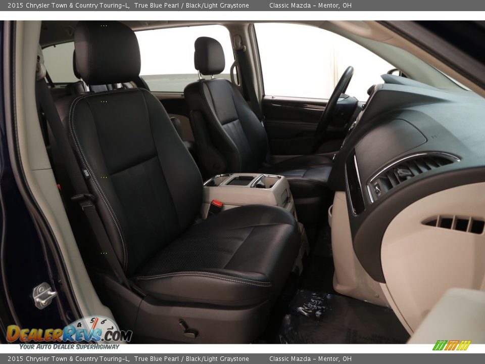 2015 Chrysler Town & Country Touring-L True Blue Pearl / Black/Light Graystone Photo #22