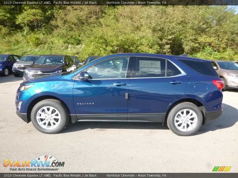 2019 Chevrolet Equinox LT AWD Pacific Blue Metallic / Jet Black Photo #2