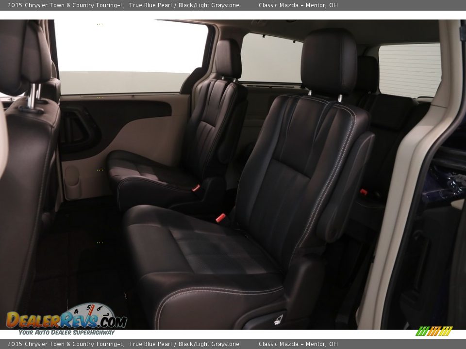 2015 Chrysler Town & Country Touring-L True Blue Pearl / Black/Light Graystone Photo #28