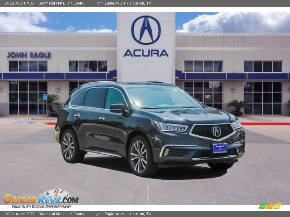 2019 Acura MDX Gunmetal Metallic / Ebony Photo #1