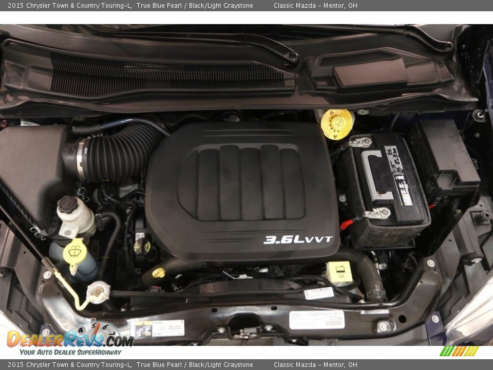 2015 Chrysler Town & Country Touring-L True Blue Pearl / Black/Light Graystone Photo #31